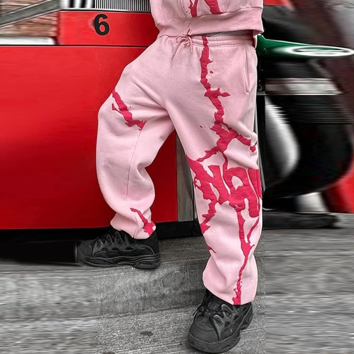 New in Hoodies & Sweatshirts Winter Oversize Sport Suit Mens Y2K Tracksuit Set Named Collective Gym Tactical Clothes Set Men