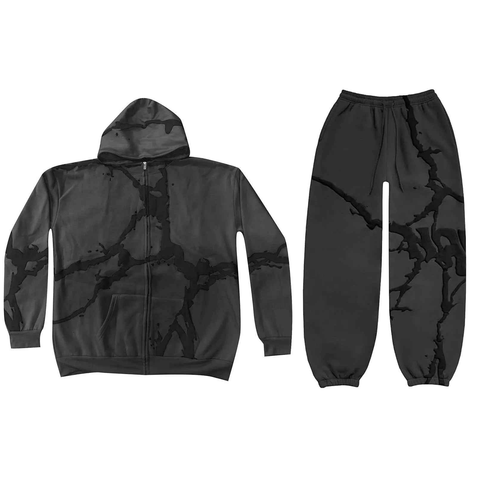 New in Hoodies & Sweatshirts Winter Oversize Sport Suit Mens Y2K Tracksuit Set Named Collective Gym Tactical Clothes Set Men