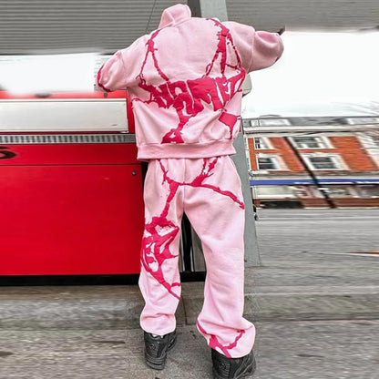 New in Hoodies & Sweatshirts Winter Oversize Sport Suit Mens Y2K Tracksuit Set Named Collective Gym Tactical Clothes Set Men