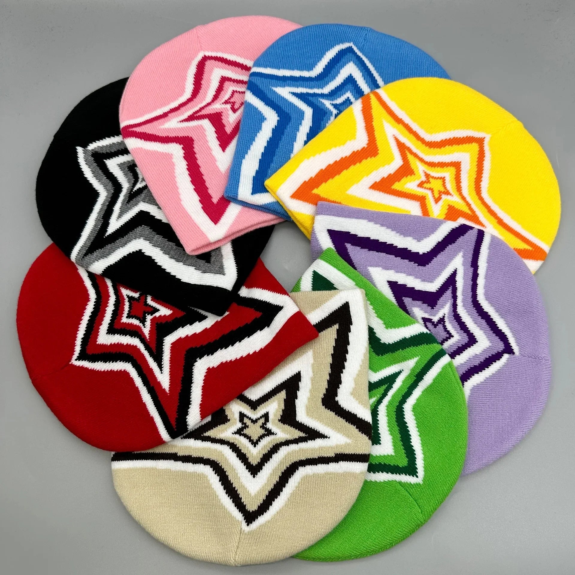  Y2K North Star Women Men Hip Hop Beanie